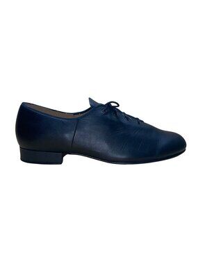 Bloch Men’s Black Leather Lace-Up Oxford Character Dance Shoes Size 11.5